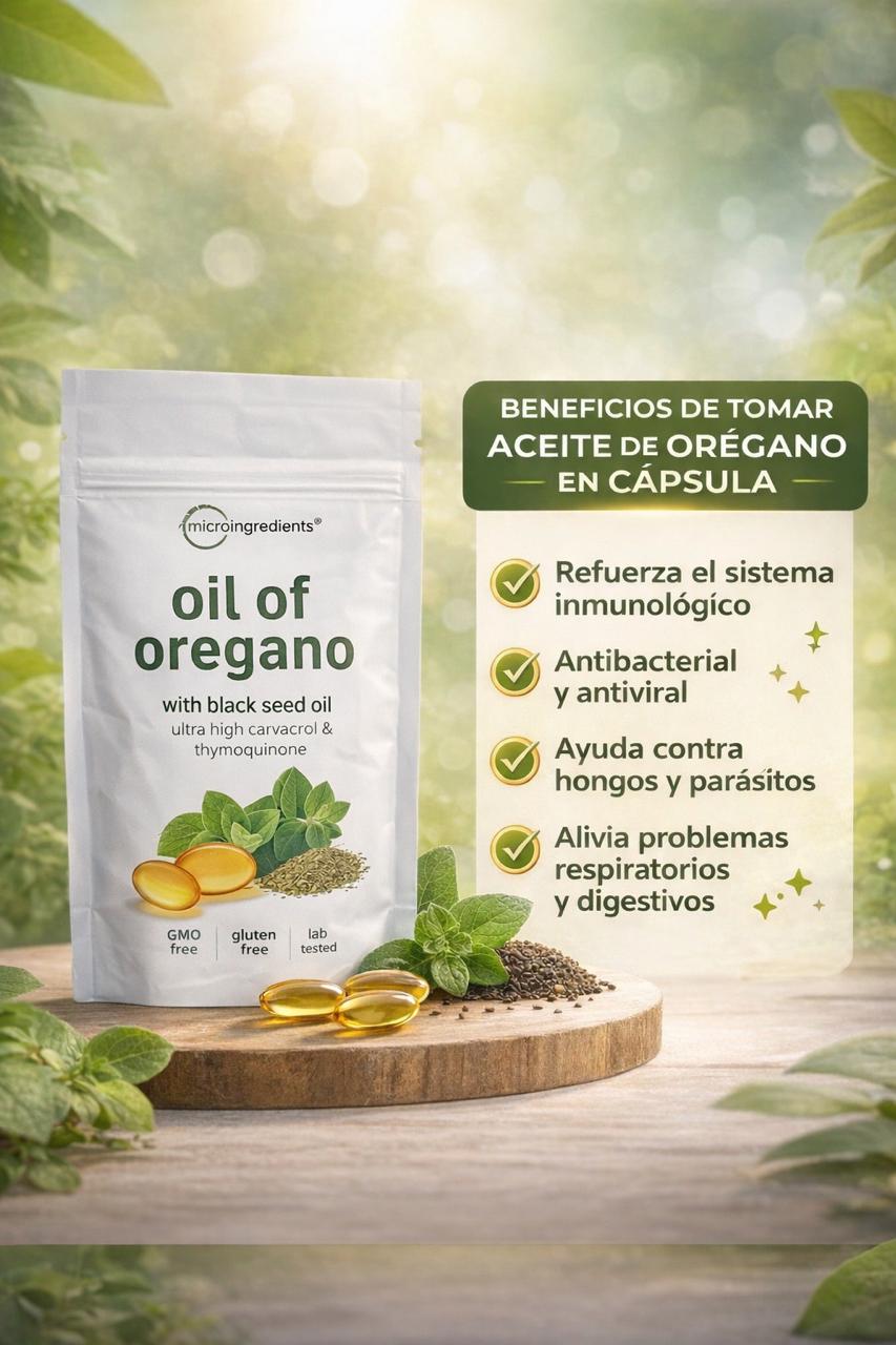 ACEITE DE OREGANO EN CAPSULAS